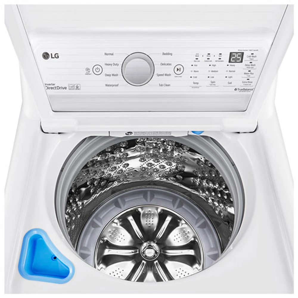 LG 5.8 Cu. Ft. High Efficiency Top Load Washer (WT7150CW) - White