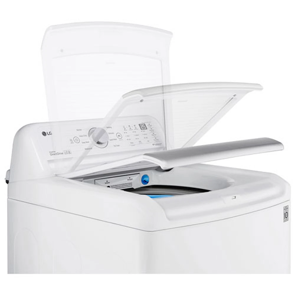 LG 5.8 Cu. Ft. High Efficiency Top Load Washer (WT7150CW) - White