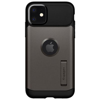 Spigen Slim Armor Fitted Hard Shell Case for iPhone 11 - Gunmetal