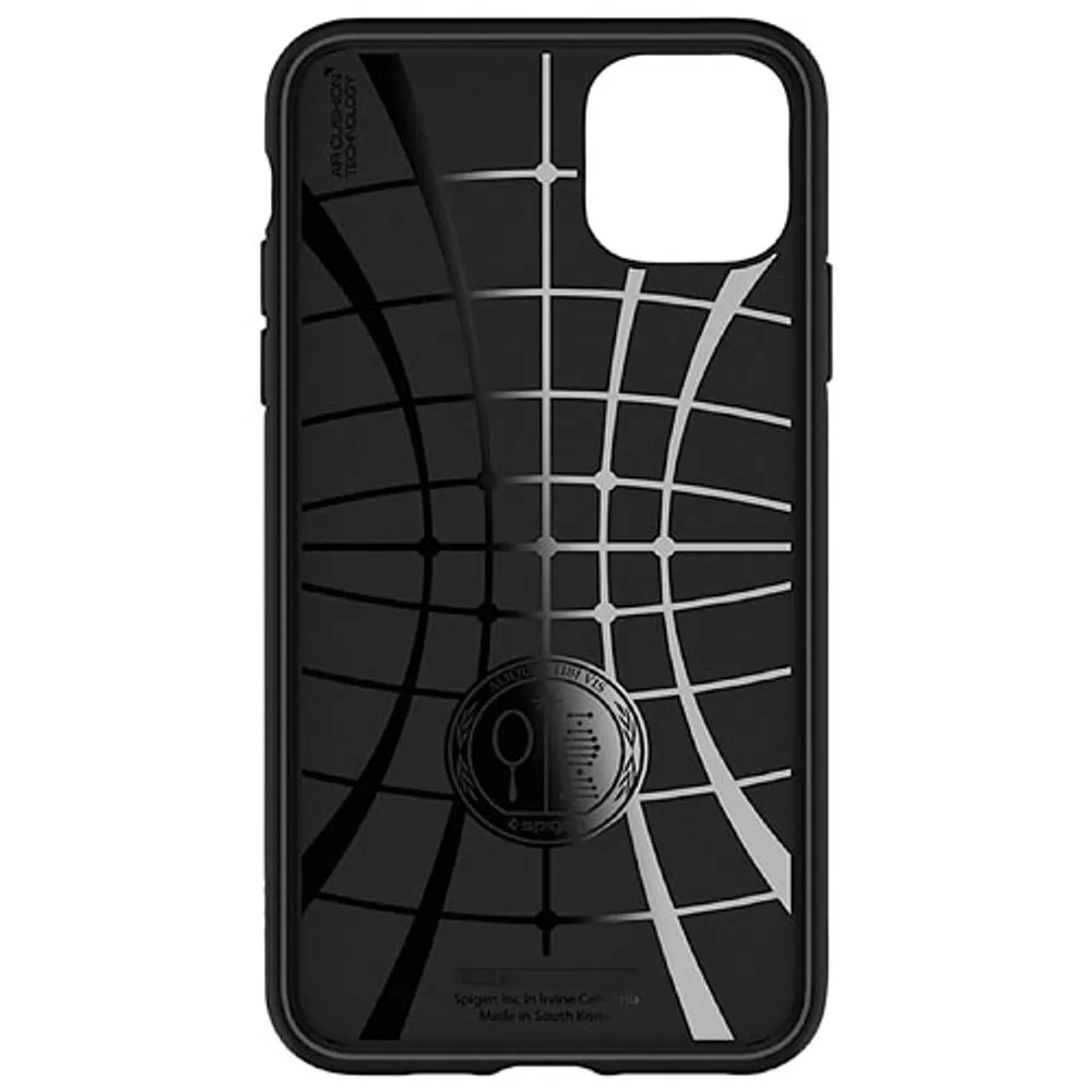 Étui rigide ajusté Core Armor de Spigen pour iPhone 12/12 Pro - Noir mat