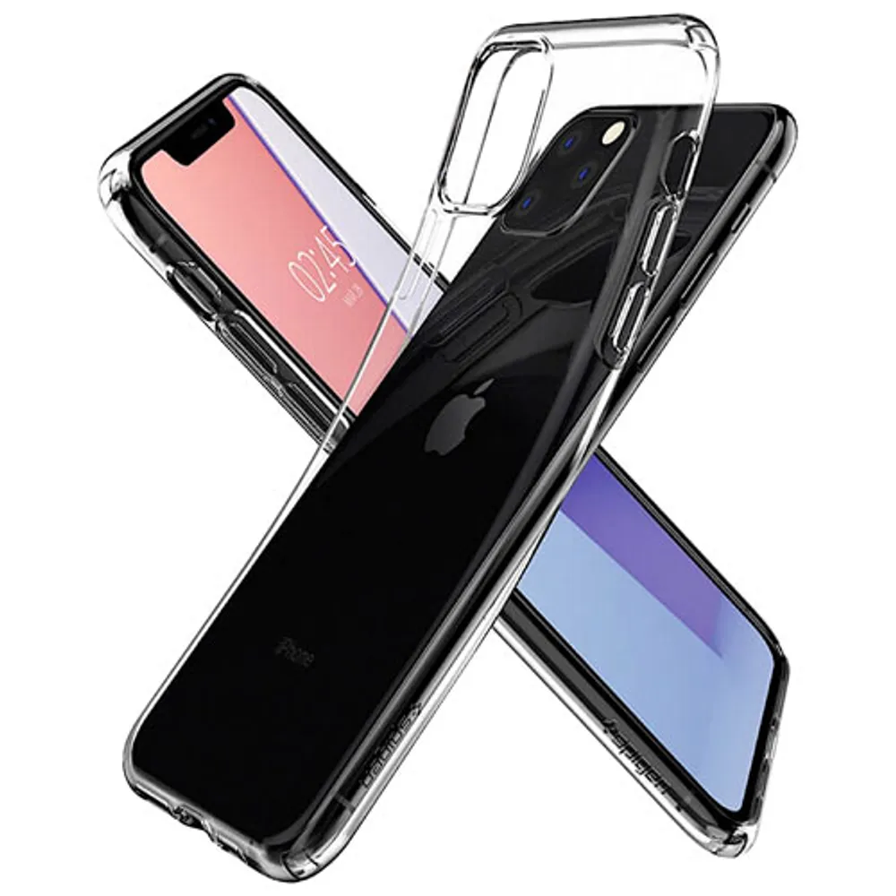 Spigen Crystal Flex Fitted Hard Shell Case for iPhone 12/12 Pro - Crystal Clear