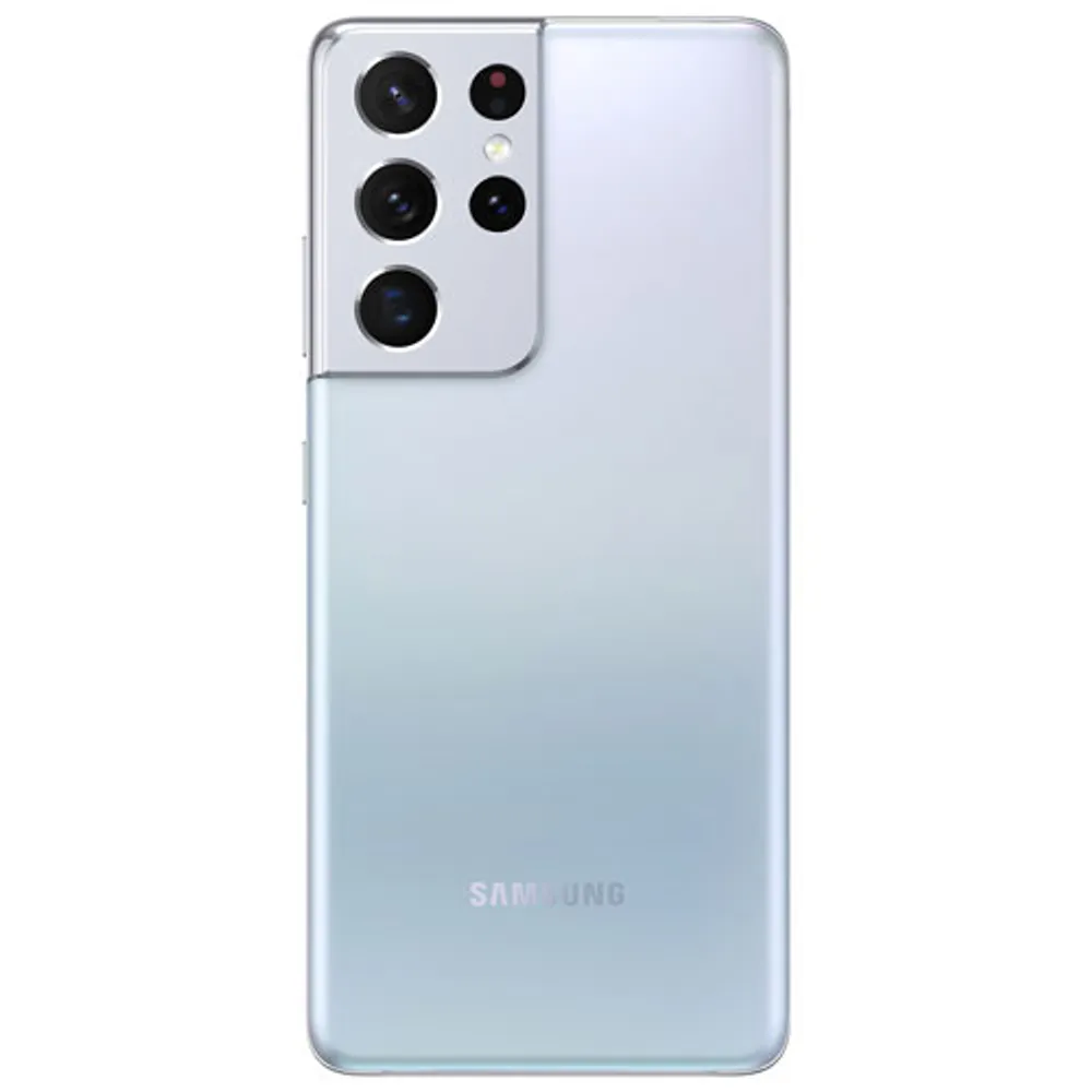 TELUS Samsung Galaxy S21 Ultra 5G 128GB - Phantom Silver - Monthly Financing