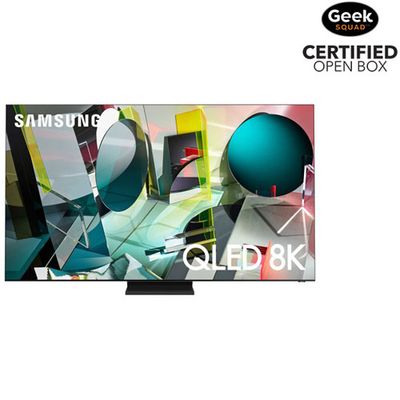 Open Box - Samsung 75" 8K UHD HDR QLED Tizen Smart TV (QN75Q900TSFXZC) - Stainless Steel