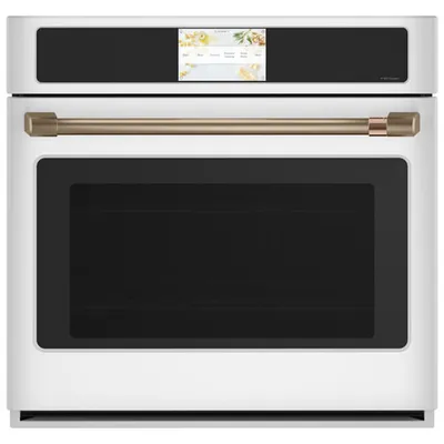 Café 30" 5 Cu. Ft. True Convection Electric Wall Oven (CTS90DP4NW2) - Matte White