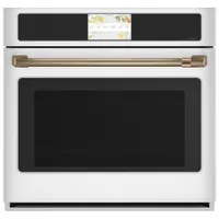 Café 30" 5 Cu. Ft. True Convection Electric Wall Oven (CTS90DP4NW2) - Matte White