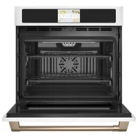 Café 30" 5 Cu. Ft. True Convection Electric Wall Oven (CTS90DP4NW2) - Matte White