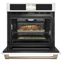 Café 30" 5 Cu. Ft. True Convection Electric Wall Oven (CTS90DP4NW2) - Matte White