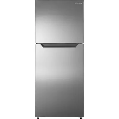 Insignia 24" 10.1 Cu. Ft. Top Freezer Refrigerator (NS-RTM10SS2-C) - Stainless Steel