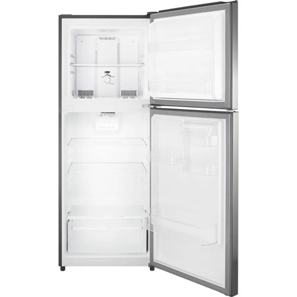 Insignia 24" 10.1 Cu. Ft. Top Freezer Refrigerator (NS-RTM10SS2-C) - Stainless Steel