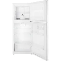 Insignia 24" 10.1 Cu. Ft. Top Freezer Refrigerator (NS-RTM10WH2-C) - White - Only at Best Buy