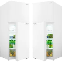 Insignia 24" 10.1 Cu. Ft. Top Freezer Refrigerator (NS-RTM10WH2-C) - White - Only at Best Buy
