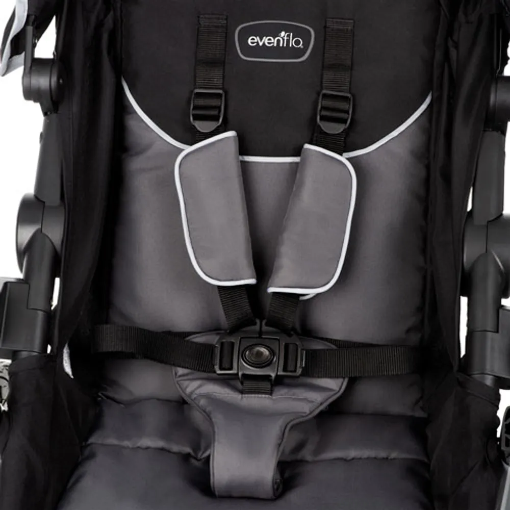 Poussette de jogging Victory Plus d'Evenflo avec siège d'auto pour bébé LiteMax - Noir