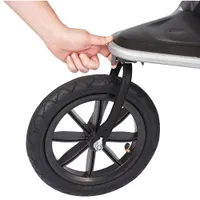 Poussette de jogging Victory Plus d'Evenflo avec siège d'auto pour bébé LiteMax - Noir