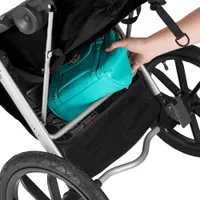 Poussette de jogging Victory Plus d'Evenflo avec siège d'auto pour bébé LiteMax - Noir