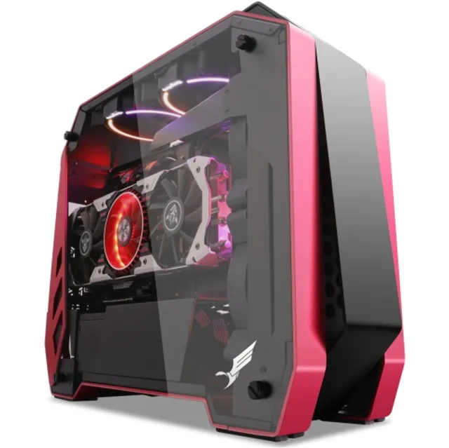 MSI Mid-Tower PC Gaming Case – Tempered Glass Side Panel – 4 x 120mm aRGB  Fan – Liquid Cooling Support up to 240mm Radiator x 1 – MAG Forge 112R