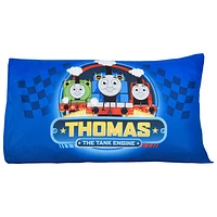 Ensemble de literie 3 pièces pour lit d'enfant Thomas & Friends - Bleu/Thomas et panneaux de trains