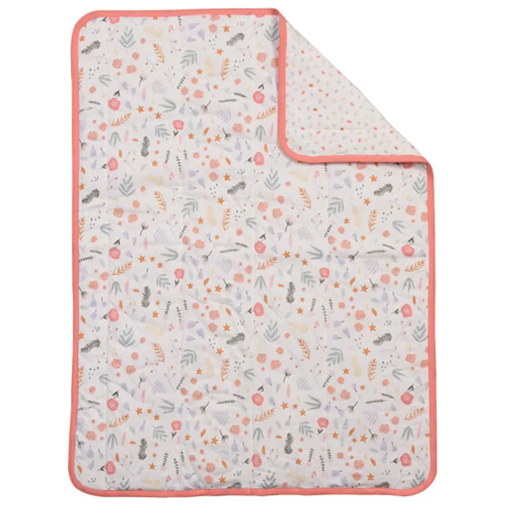 Couverture matelassée en coton jersey piqué First de Nemcor - Floral