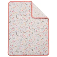 Couverture matelassée en coton jersey piqué First de Nemcor - Floral