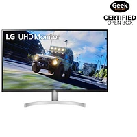 LG 31.5" 4K UHD 60Hz 4ms GTG VA HDR LED FreeSync Gaming Monitor (32UN500-W) - Black - Open Box