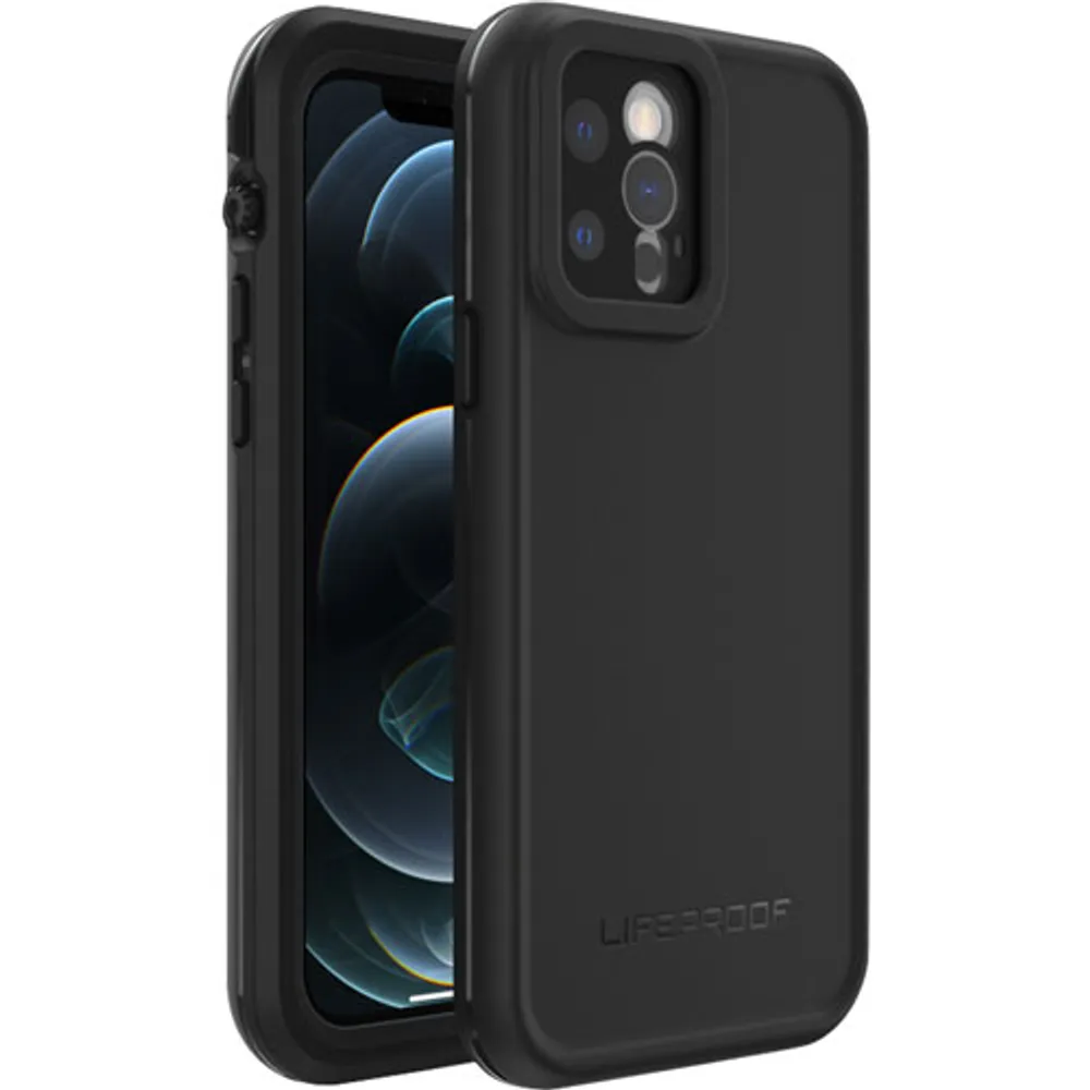 LifeProof FRĒ Fitted Hard Shell Case for iPhone 12/12 Pro - Black