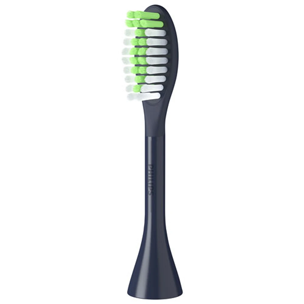 Philips One by Sonicare Replacement Brush Head (BH1022/04) - 2 Pack - Midnight Navy