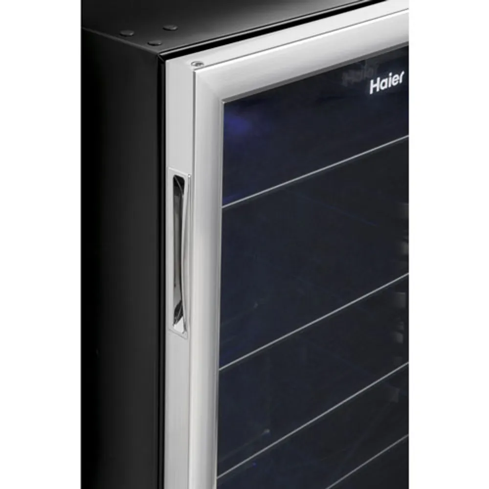 Haier 20.5 Cu. Ft. 150-Can Freestanding Beverage Centre (HEBF100BXS) - Stainless Steel