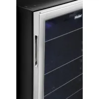 Haier 20.5 Cu. Ft. 150-Can Freestanding Beverage Centre (HEBF100BXS) - Stainless Steel