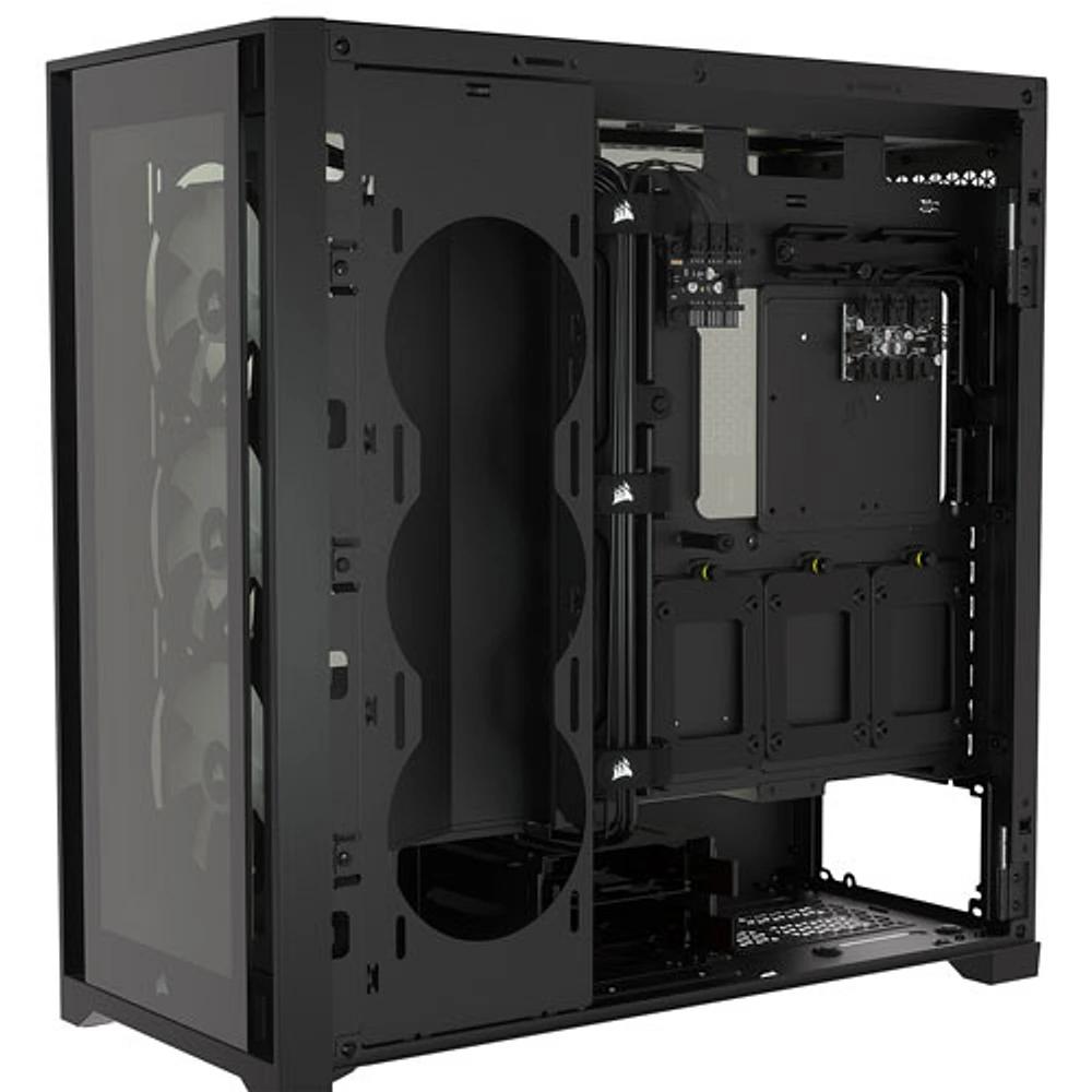 Corsair iCUE 5000X RGB Mid-Tower ATX Computer Case - Black