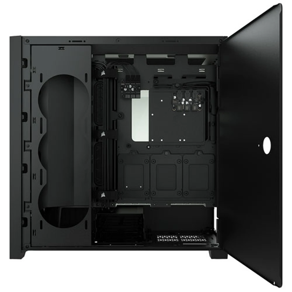 Corsair iCUE 5000X RGB Mid-Tower ATX Computer Case - Black