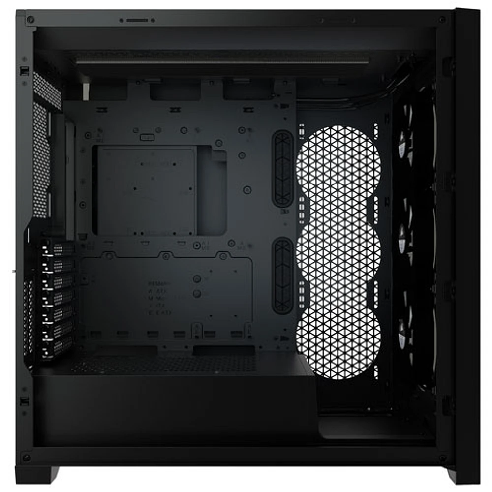 Corsair iCUE 5000X RGB Mid-Tower ATX Computer Case - Black
