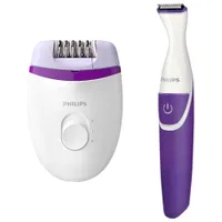 Philips Satinelle Essential Dry Epilator & Bikini Trimmer Bundle (BRP505/00)