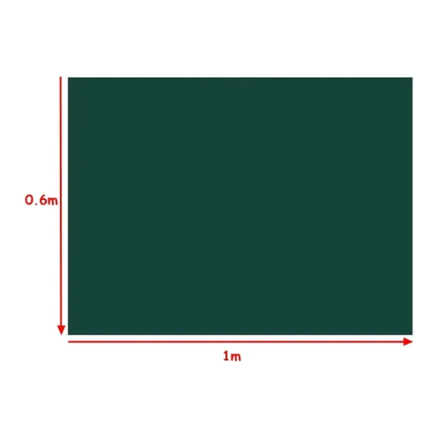 WallDeca Magnetic Premium Dry Eraser, Felt Bottom Surface, Made for White Boards (Green)