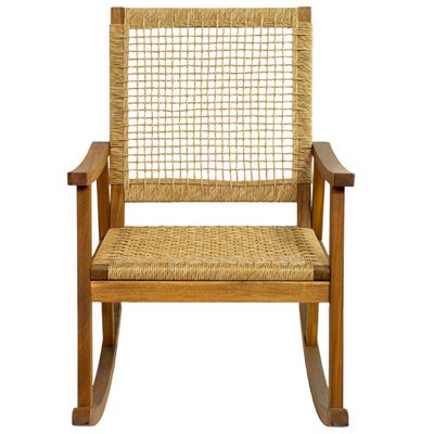 Patioflare Eurochord Patio Rocking Chair - Natural