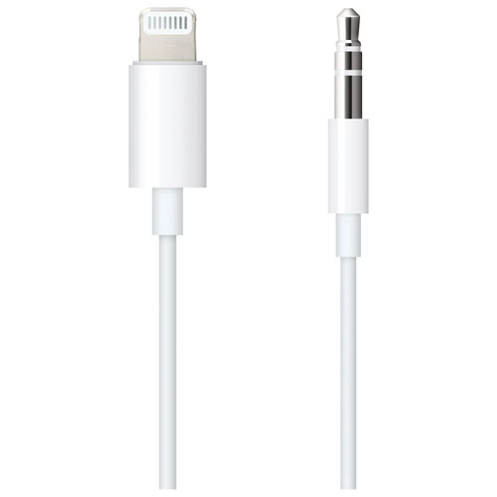 Apple 1.2m (3.9 ft.) Lightning/3.5mm Audio Cable - White