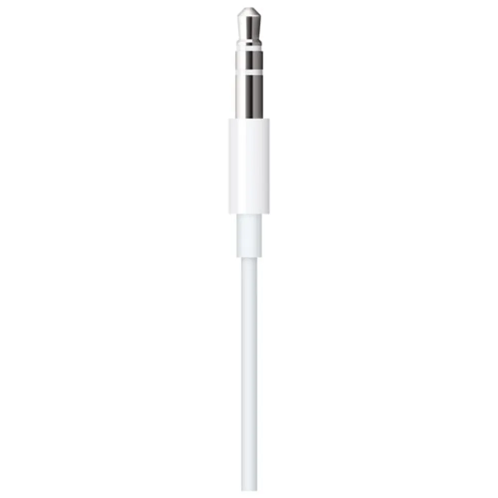 Apple 1.2m (3.9 ft.) Lightning/3.5mm Audio Cable - White