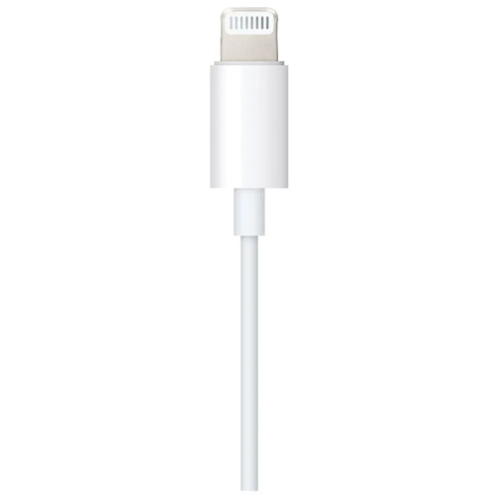Apple 1.2m (3.9 ft.) Lightning/3.5mm Audio Cable - White