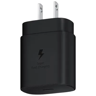 Samsung 25W Fast Charging Wall Charger - Black