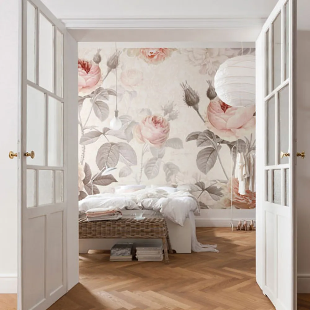 Komar 4-Panel La Maison Wall Mural - Pink