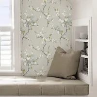 NuWallpaper Mirei Peel & Stick Wallpaper - Grey