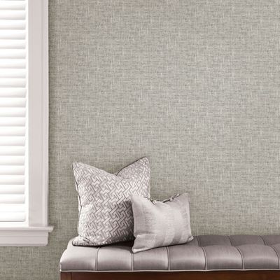 NuWallpaper Poplin Texture Peel & Stick Wallpaper - Grey