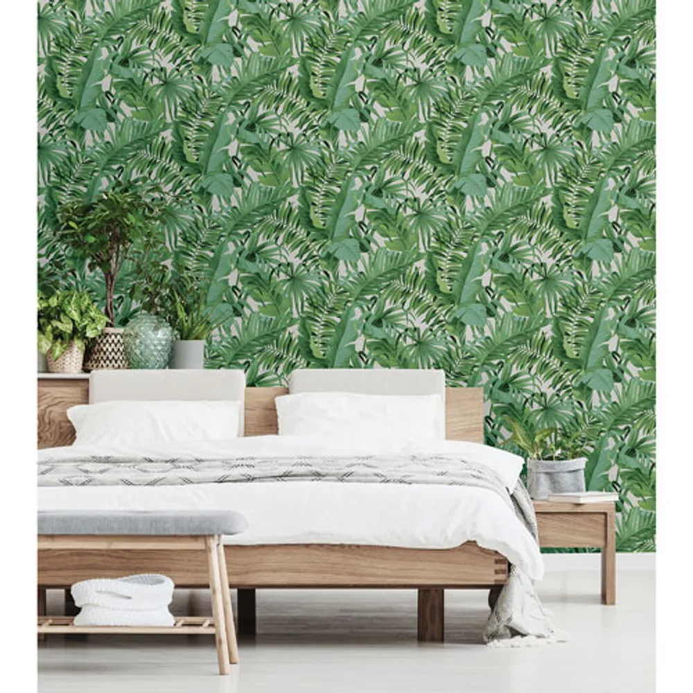 Papier peint autocollant Maui de NuWallpaper - Vert