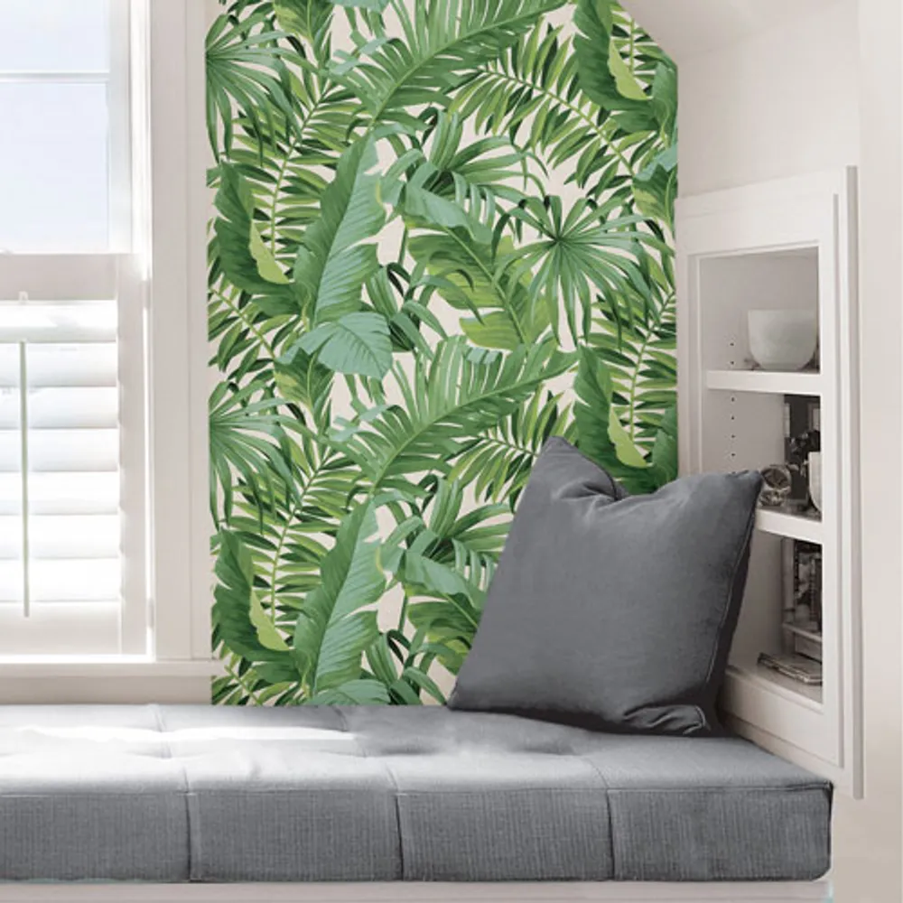 NuWallpaper Maui Peel and Stick Wallpaper - Green