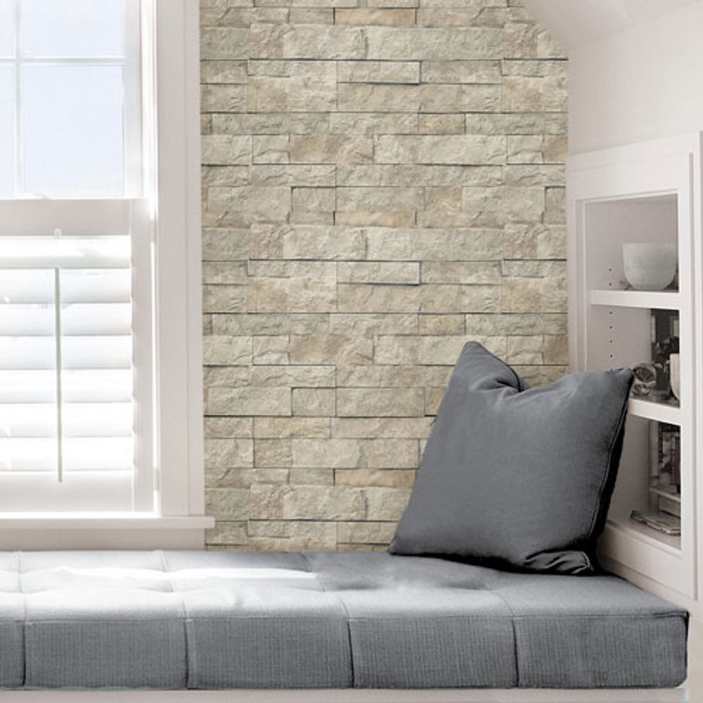 NuWallpaper Landmark Peel & Stick Wallpaper - Neutral