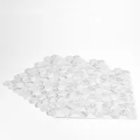 InHome Hexagon Marble Peel & Stick Backsplash Tiles - White