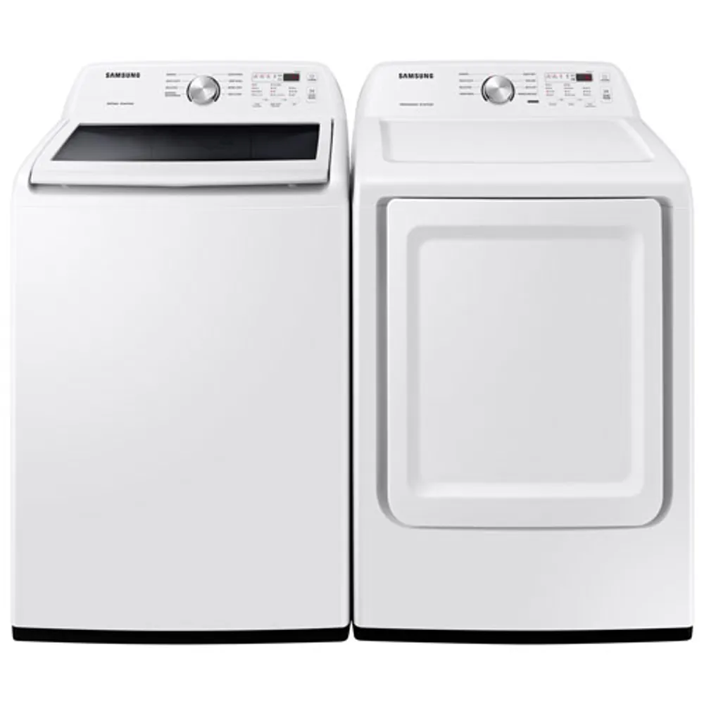 Samsung 5.2 Cu. Ft. High Efficiency Top Load Washer (WA45T3200AW) - White