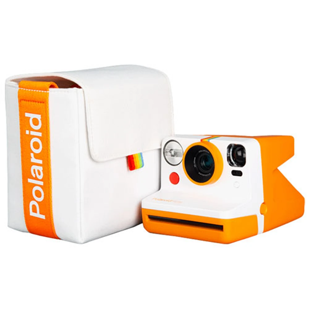 Polaroid Now Instant Camera Bag (PRD006101) - White/Orange