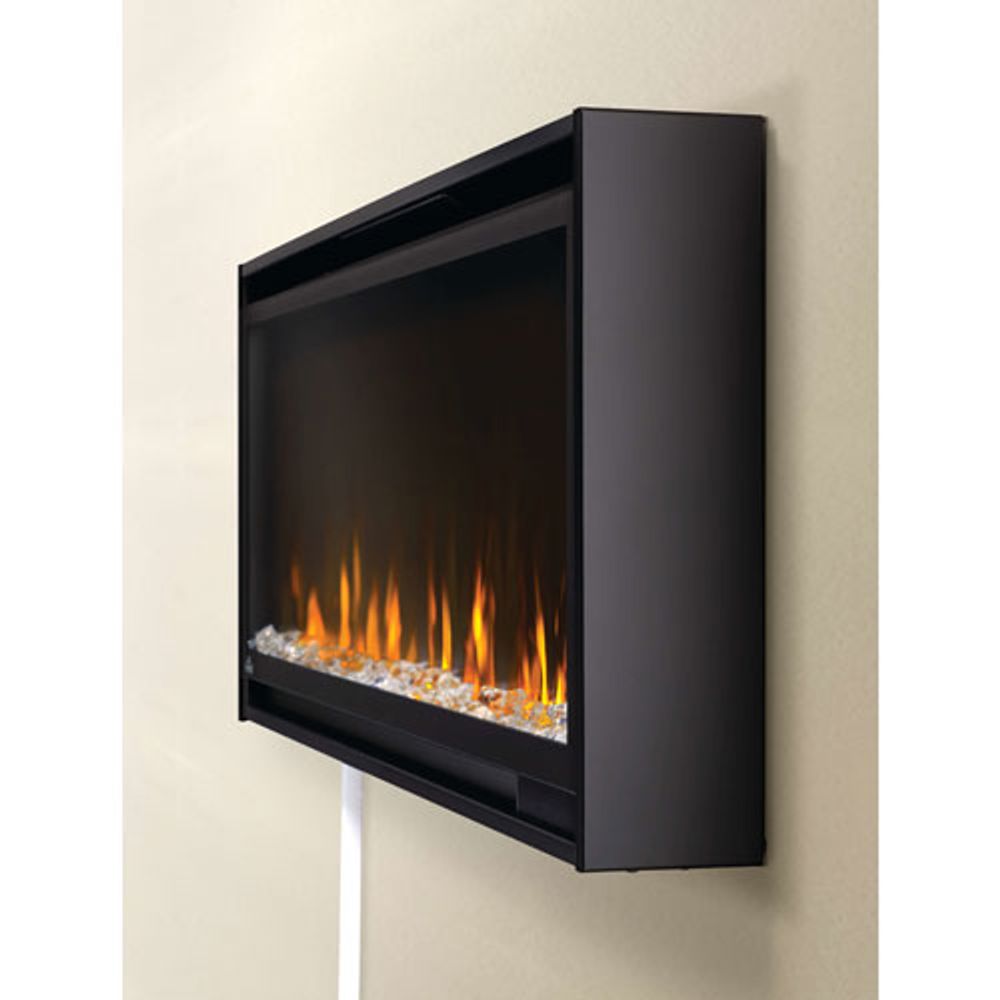 Napoleon Alluravision 74" Slimline Electric Fireplace - 5000 BTU - Black