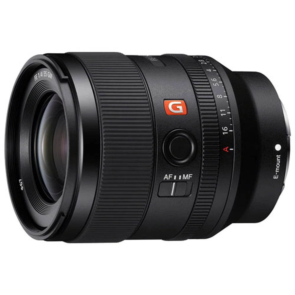 Sony E-Mount Full-Frame FE 35mm f/1.4 Premium G Master Large-Aperture Wide Angle Prime Lens