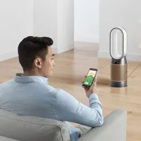 Purificateur à air chaud et froid HP09 de Dyson avec filtres HEPA et à formaldéhyde - Blanc