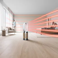 Purificateur à air chaud et froid HP09 de Dyson avec filtres HEPA et à formaldéhyde - Blanc